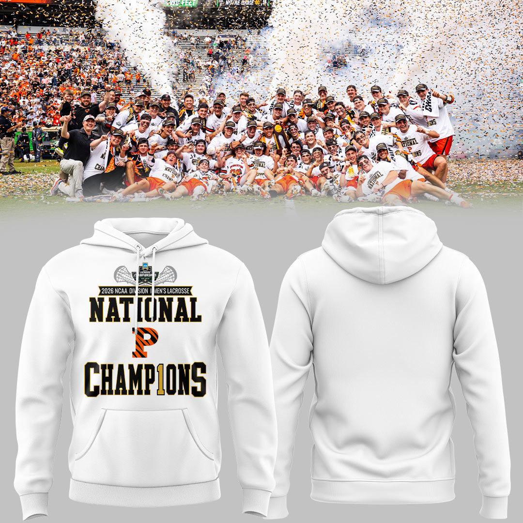 Limited Edition Princeton Men’s Lacrosse National Champions Lacrosse 2026 Hoodie