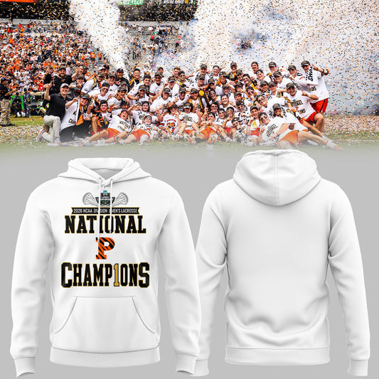 Limited Edition Princeton Men’s Lacrosse National Champions Lacrosse 2026 Hoodie