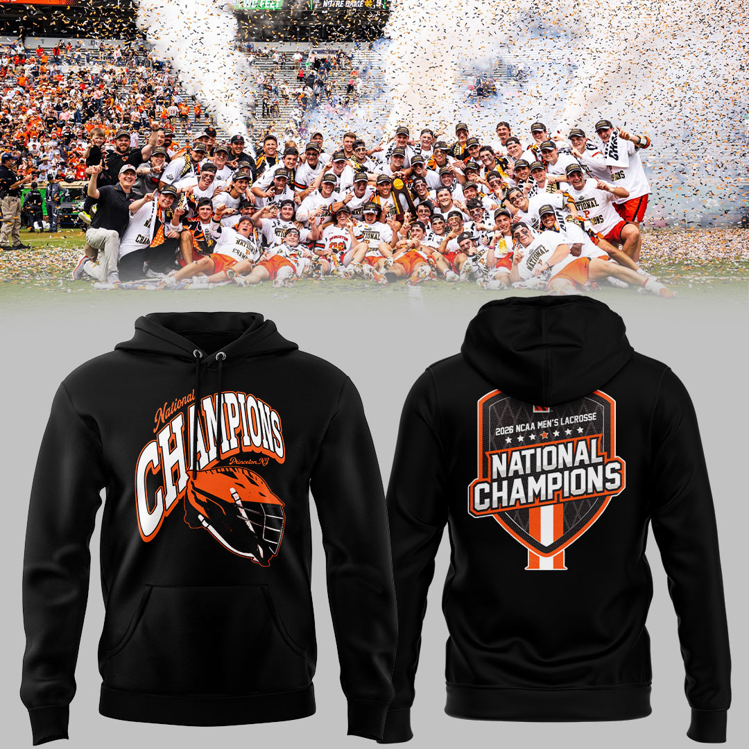 Limited Edition Princeton Men’s Lacrosse National Champions Lacrosse 2026 Hoodie