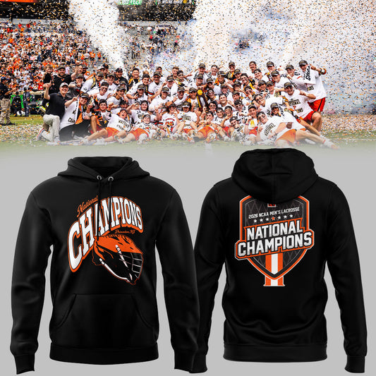 Limited Edition Princeton Men’s Lacrosse National Champions Lacrosse 2026 Hoodie