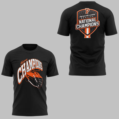 Limited Edition Princeton Men’s Lacrosse National Champions Lacrosse 2026 TShirt