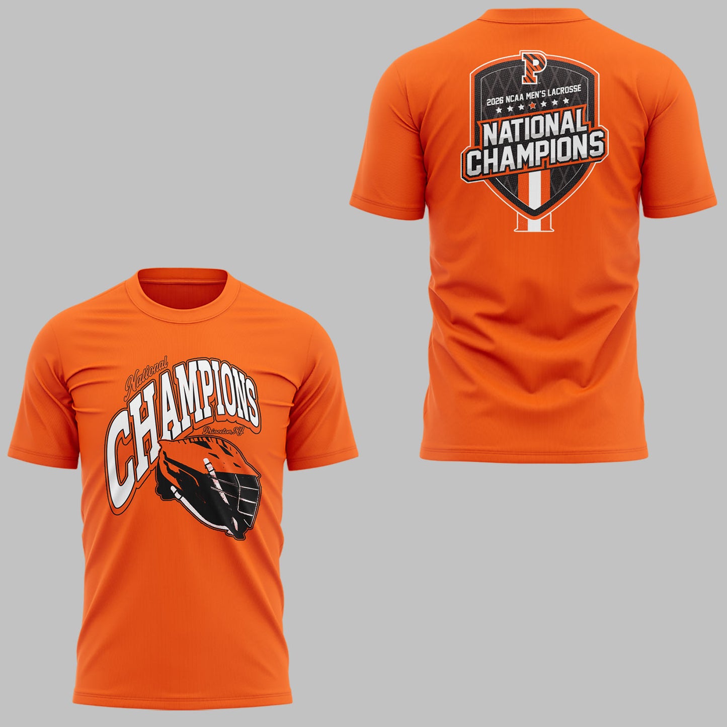 Limited Edition Princeton Men’s Lacrosse National Champions Lacrosse 2026 TShirt