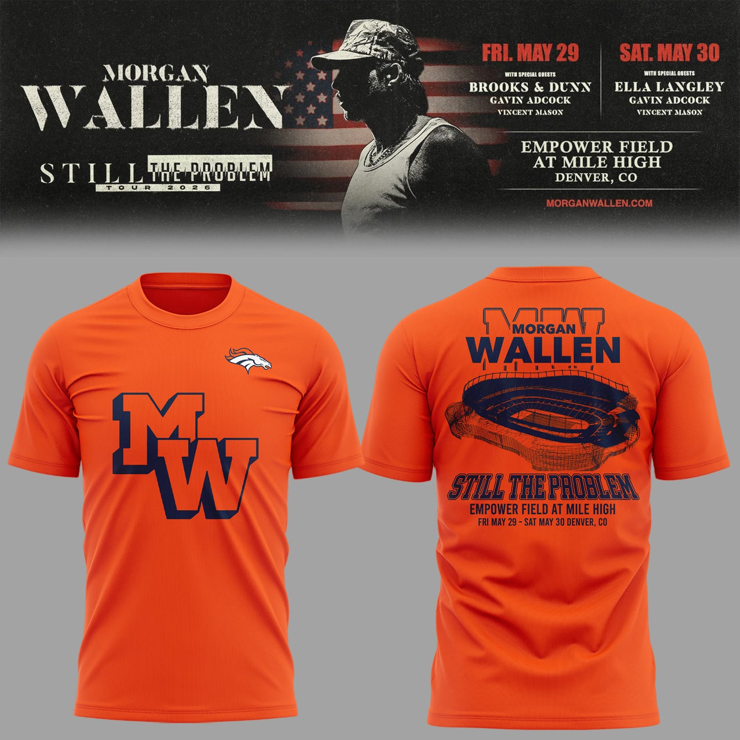 Limited Edition Still The Problem Tour 2026 At Empower Field at Mile High, Denver Shirt