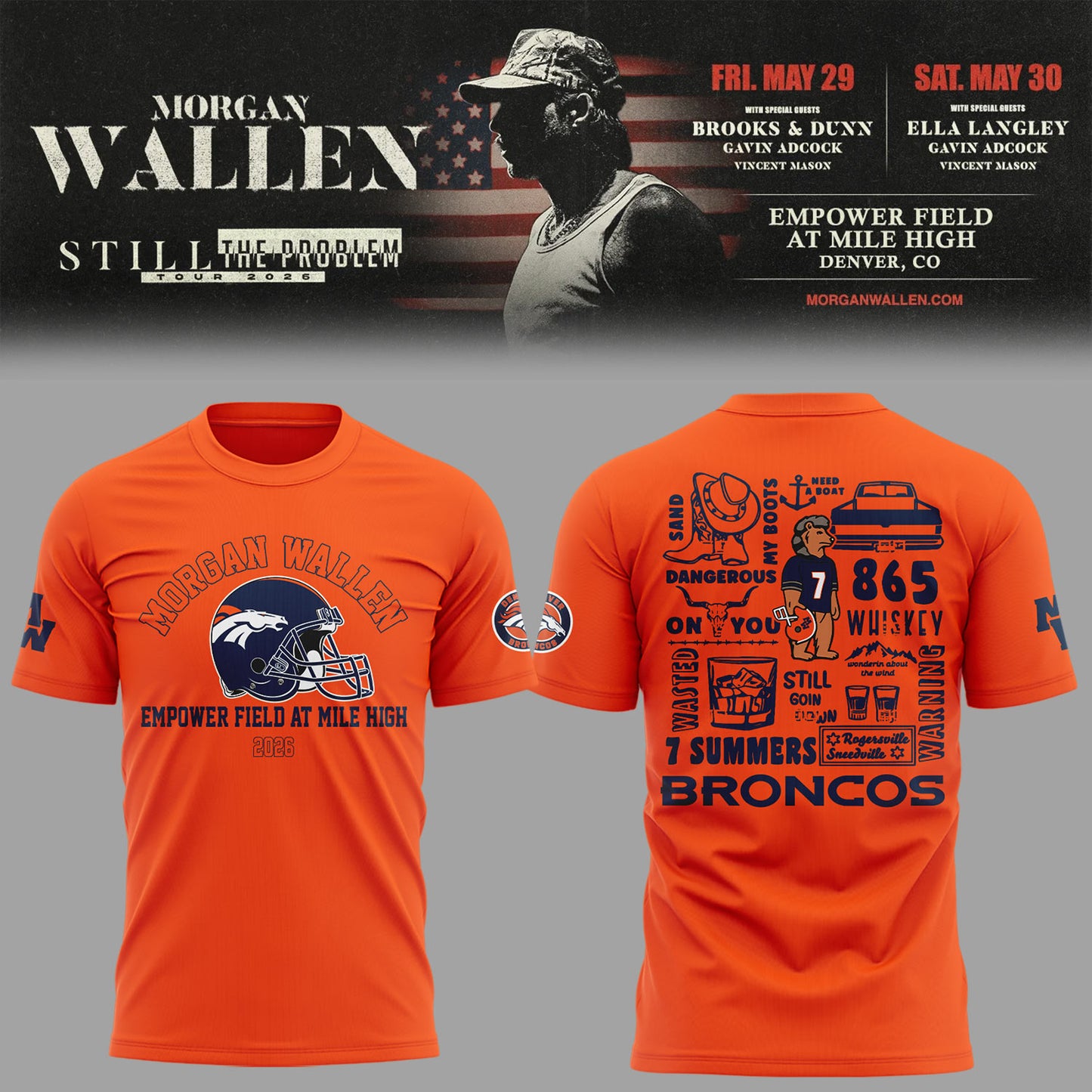 Limited Edition Still The Problem Tour 2026 At Empower Field at Mile High, Denver Shirt
