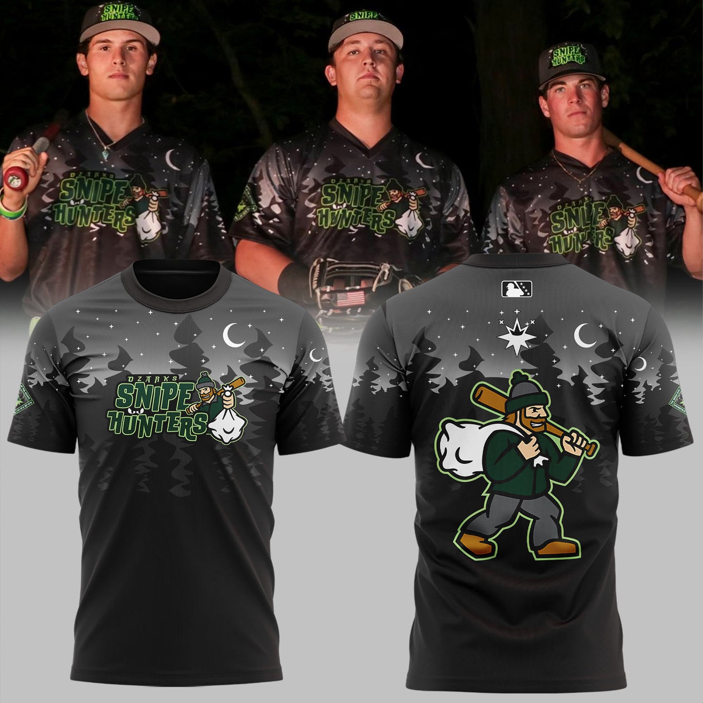 Limited Edition Ozarks Snipe Hunters 🦅⚾ Custom Shirt
