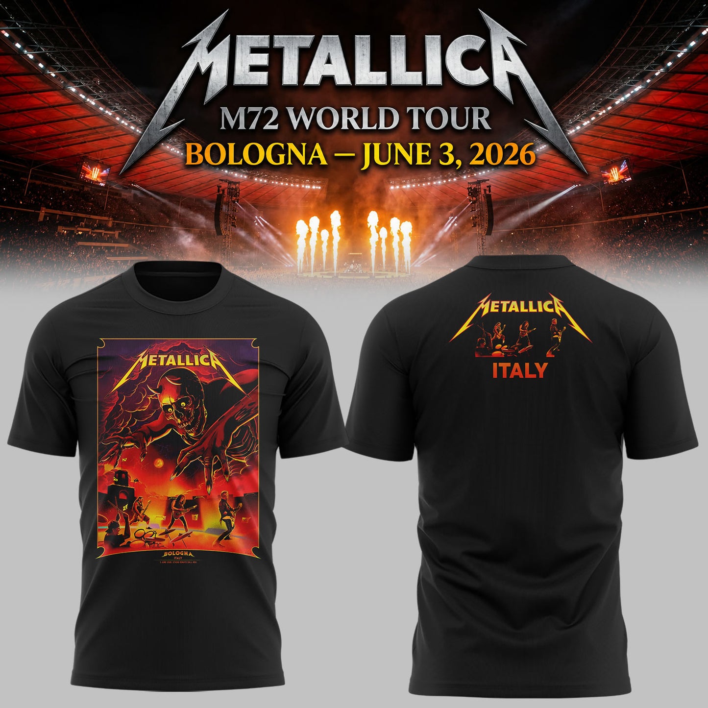 MTLC #M72Bologna, Italy Night 2 TShirt