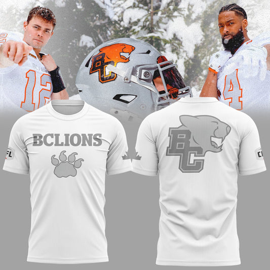 Limited Edition BC Lions “Pacific Frost” TShirt-KC06042603