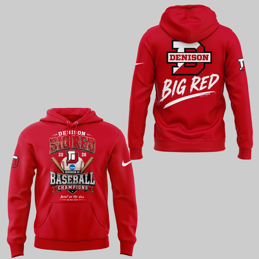 Big Red 2026 Division III Baseball National Champions ⚾🏆 Hoodie
