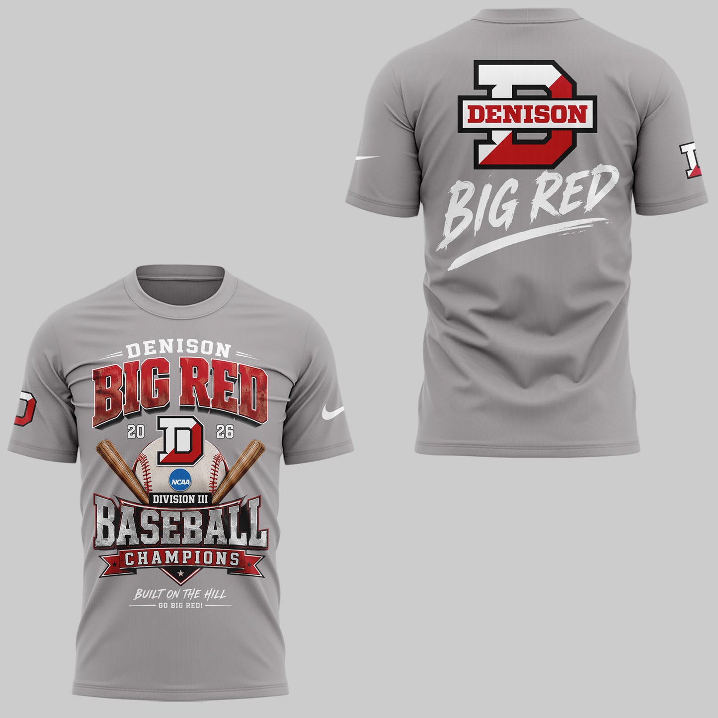 Big Red 2026 Division III Baseball National Champions ⚾🏆Shirt