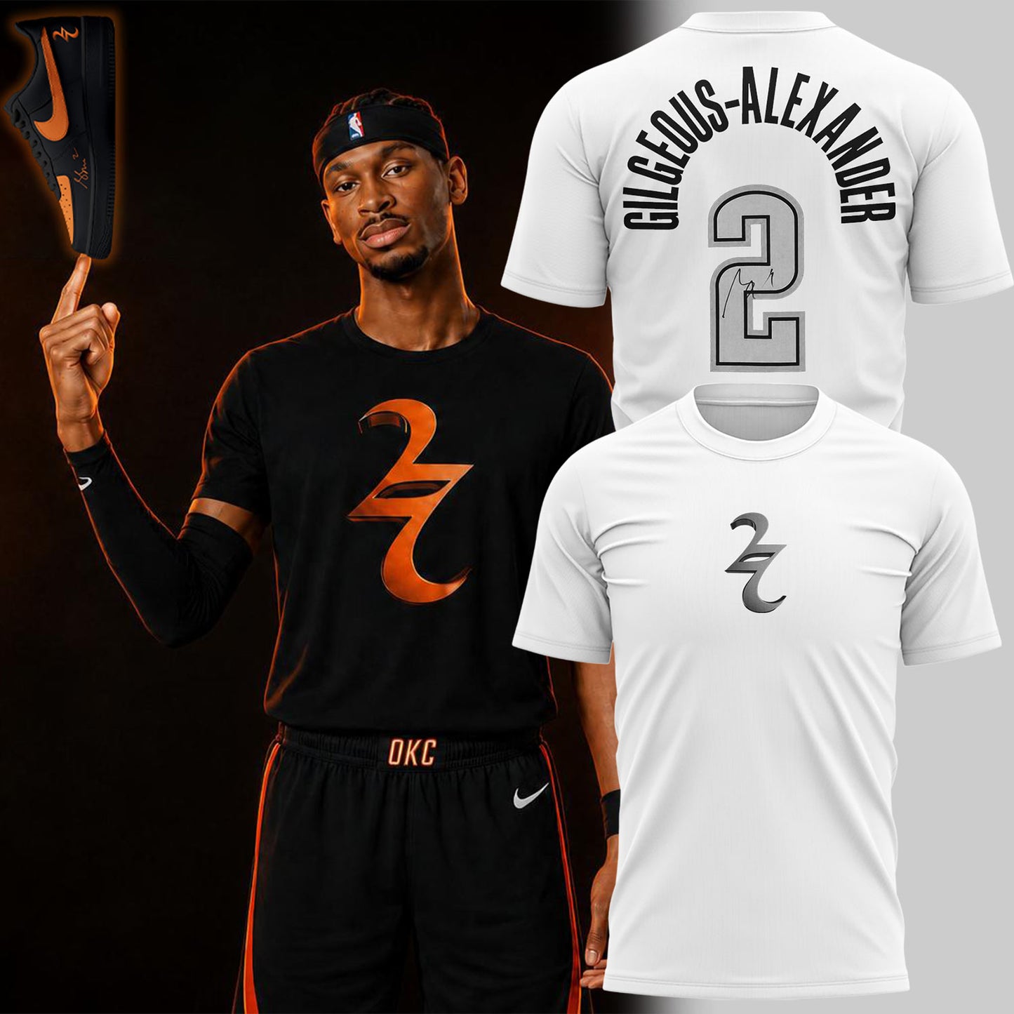 Limited Edition No. 2 Signature Basketball Tee