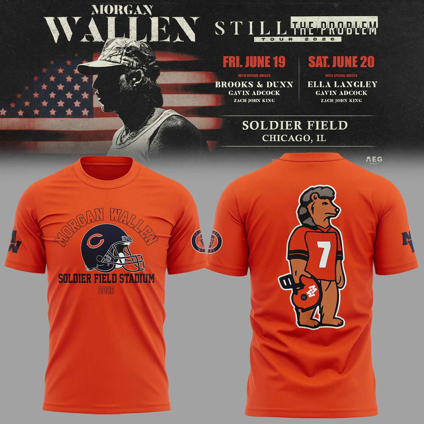 BEAR x MW “Still The Problem Tour 2026” at Soldier Field TShirt