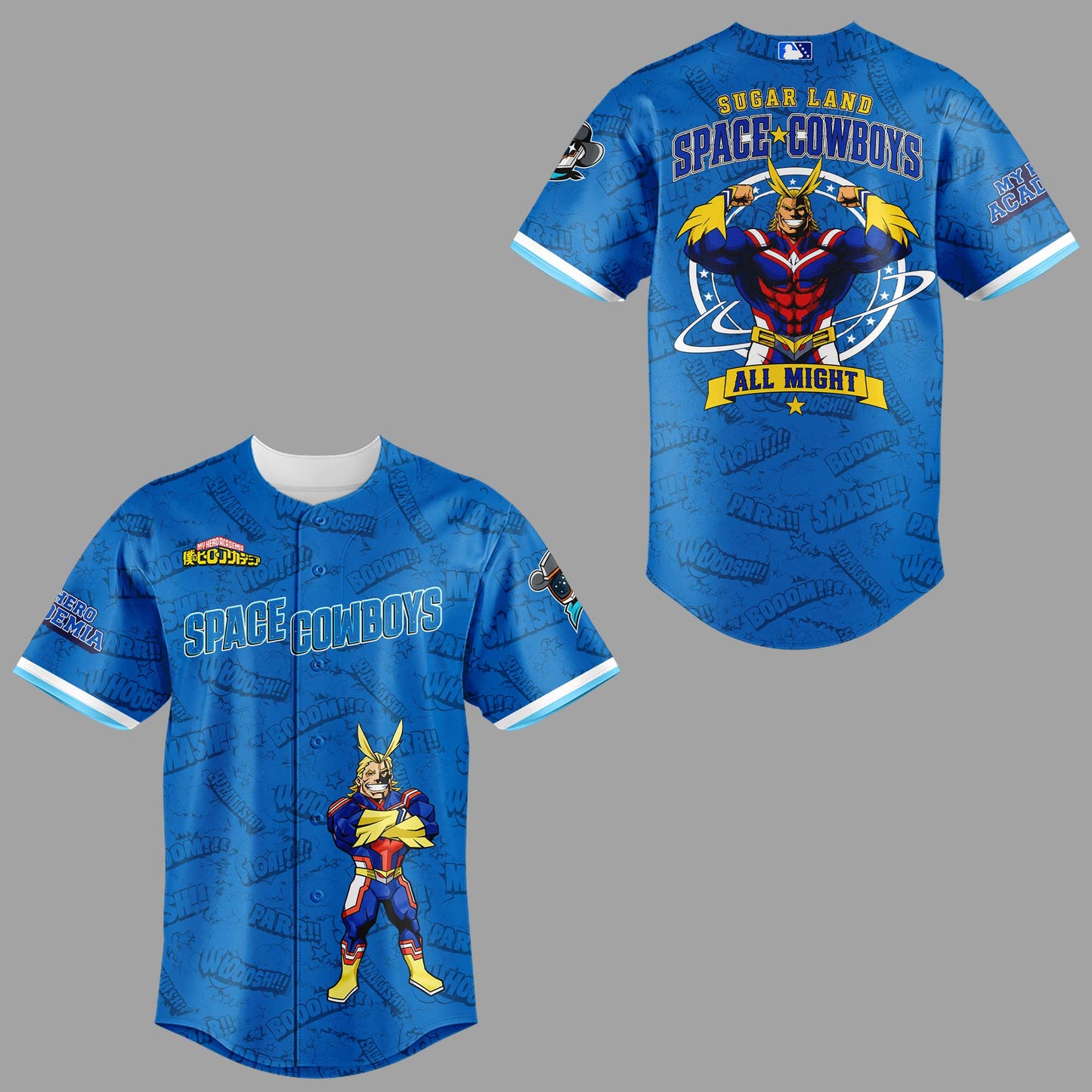 Space Cowboys ⚾🌌 Anime Night Custom Baseball Jersey