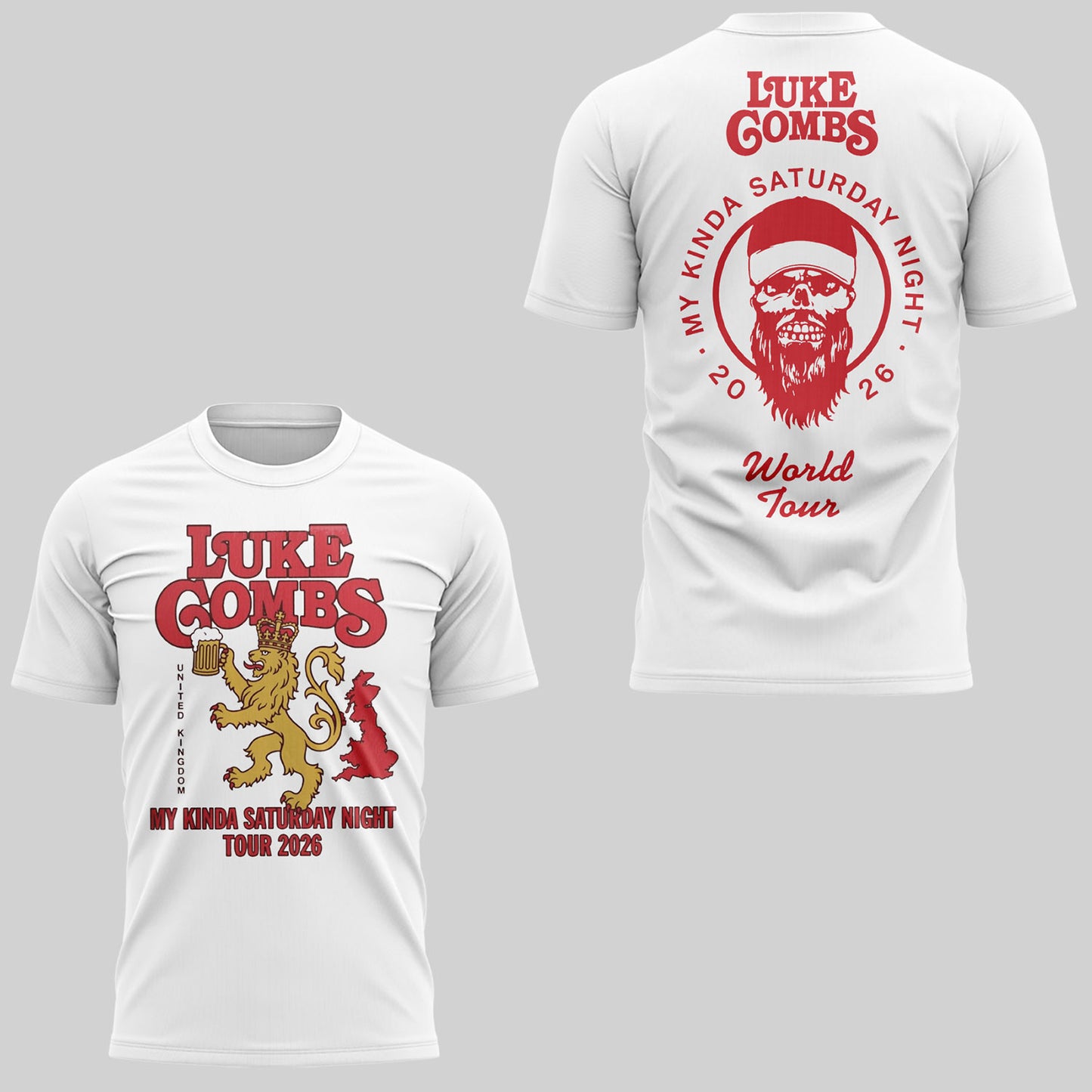 Limited Edition LC My Kinda Saturday Night Tour 2026 Tshirt