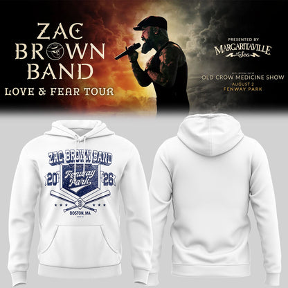 Limited Edition Love & Fear Tour in Fenway Park Hoodie