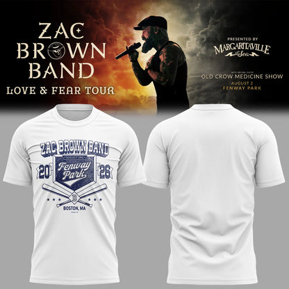 Limited Edition Love & Fear Tour in Fenway Park Shirt