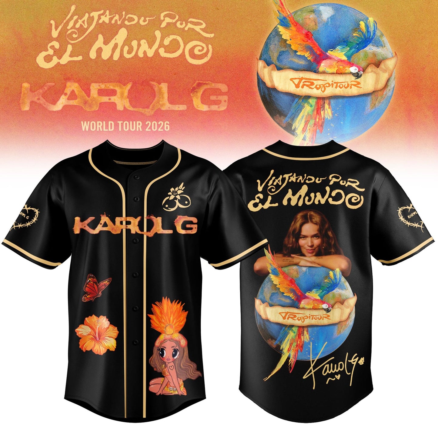 Viajando Por El Mundo Tropitour 2026 Limited Edition Jersey
