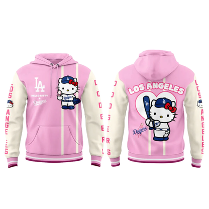 Los Angeles Dodgers x Hello Kitty 2026 Limited Edition Pink Hoodie