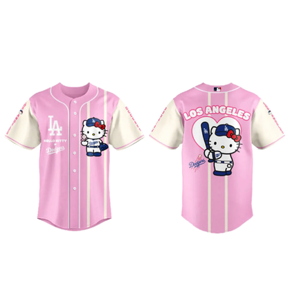 Los Angeles Dodgers x Hello Kitty 2026 Limited Edition Pink Jersey