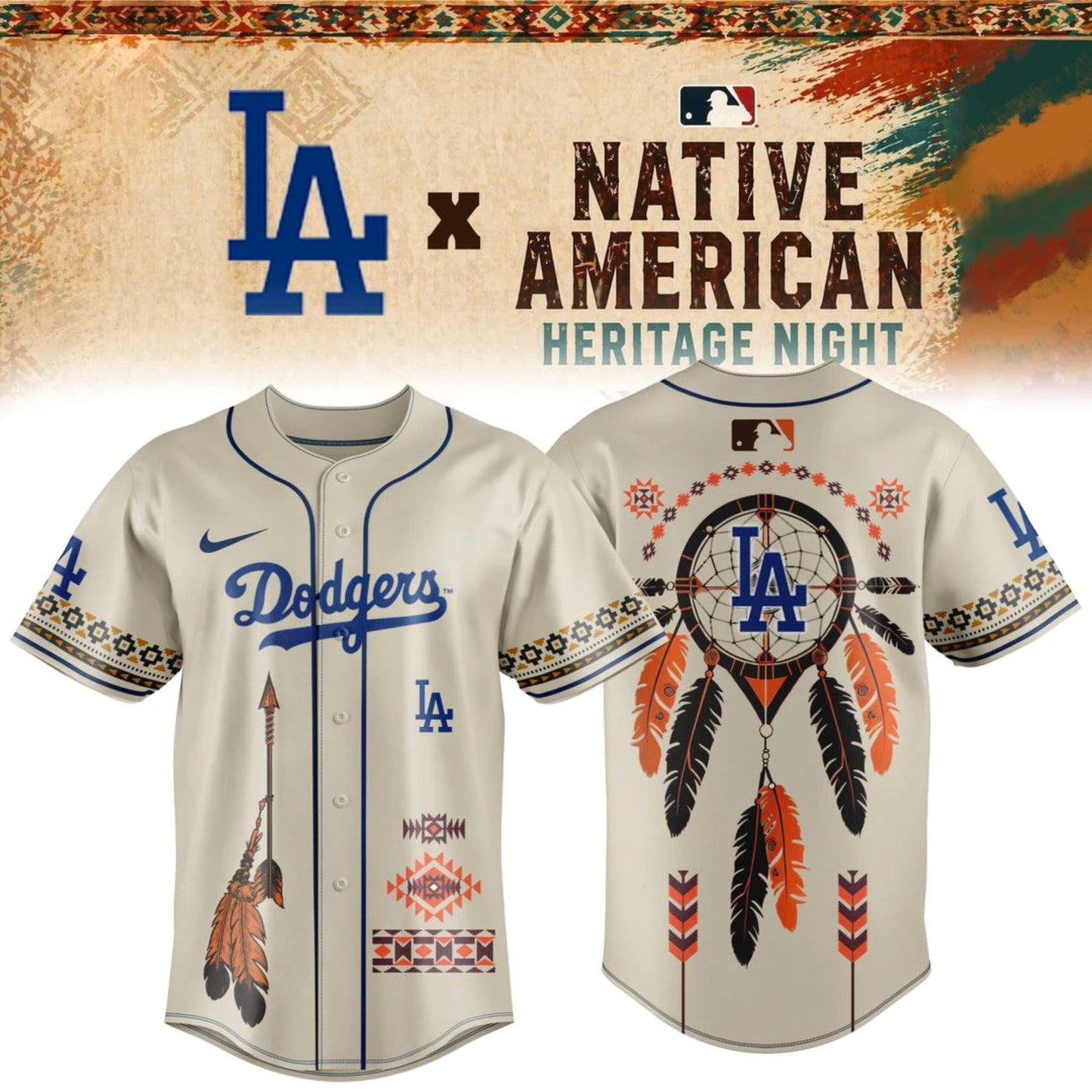 ALL TEAM x Native American Heritage Night 2026 Edition Baseball Jersey