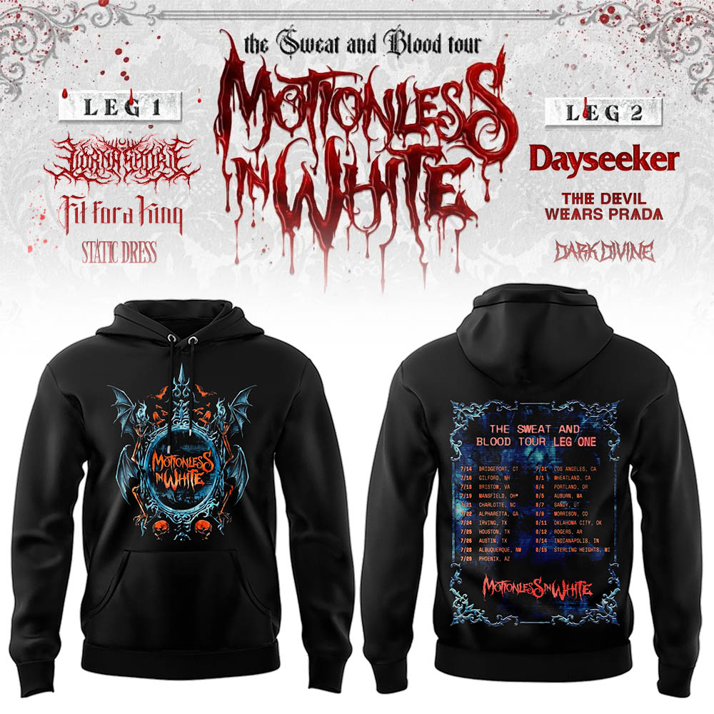 Limited Edition The Sweat & Blood Tour 2026 Hoodie