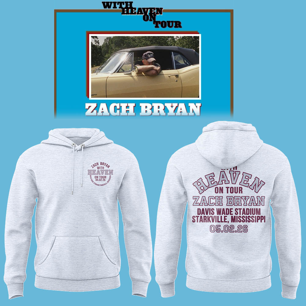 Limited Edition “With Heaven On Tour 2026.” at Davis Wade Stadium Starkville, Mississippi Hoodie
