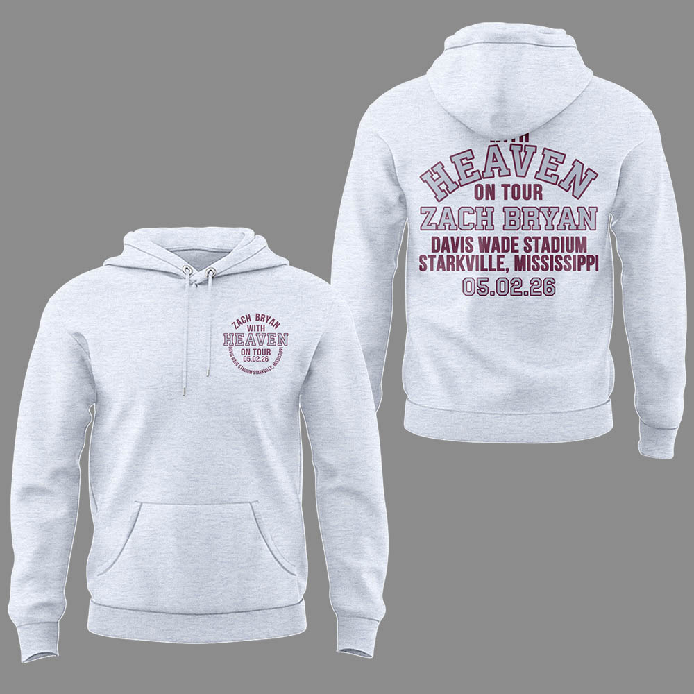 Limited Edition “With Heaven On Tour 2026.” at Davis Wade Stadium Starkville, Mississippi Hoodie