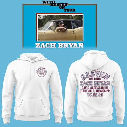 Limited Edition “With Heaven On Tour 2026.” at Davis Wade Stadium Starkville, Mississippi Hoodie