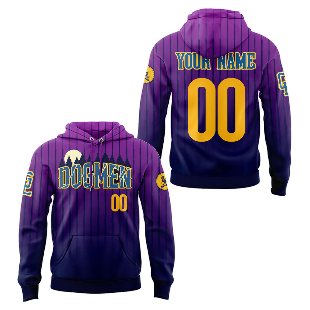 Limited Edition Dogmen New Custom Name + Number Hoodie
