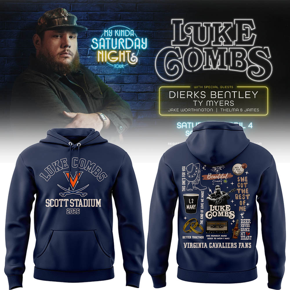 Limited Edition My Kinda Saturday Night Tour in Scott Stadium 2026 Hoodie-LL260314021