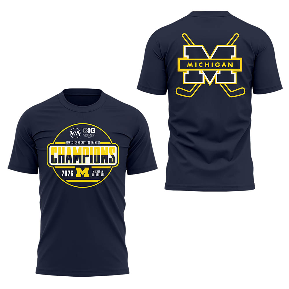 Limited Edition Michigan The Hockey Tournament Champions 2026 Tshirt