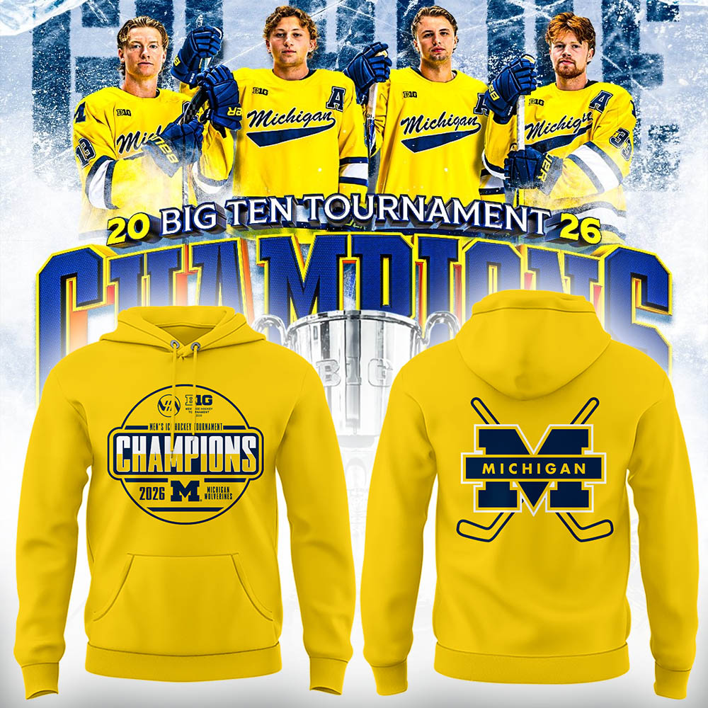 Limited Edition Michigan The Hockey Tournament Champions 2026 Hoodie