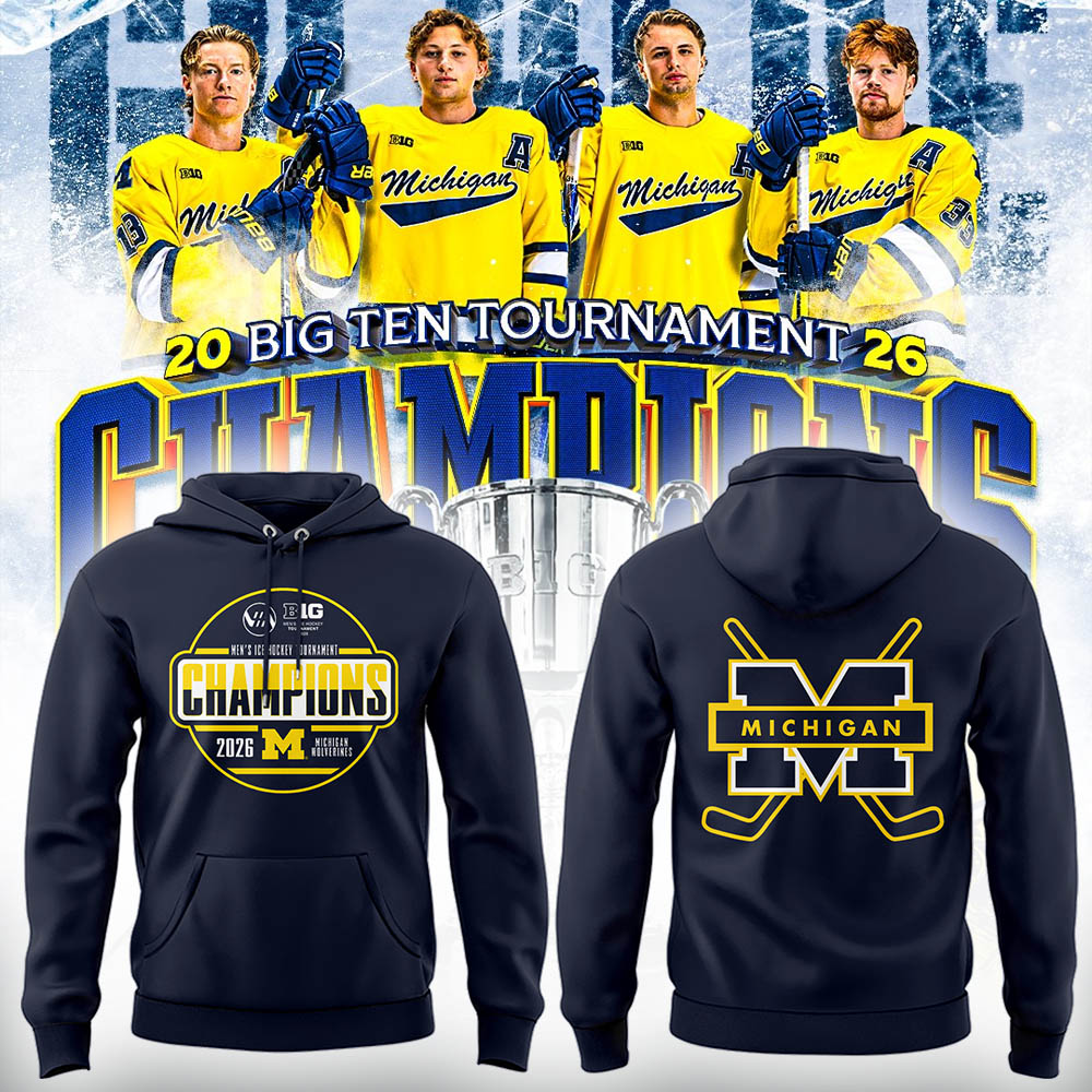 Limited Edition Michigan The Hockey Tournament Champions 2026 Hoodie