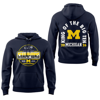 Limited Edition Michigan The Hockey Tournament Champions 2026 Hoodie
