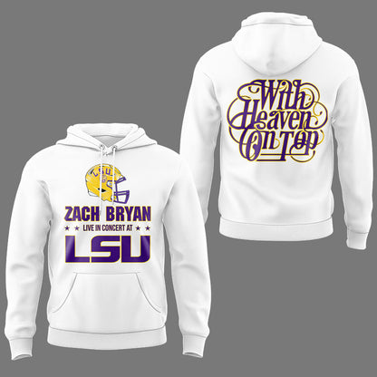 Limited Zach “With Heaven On Tour 2026.” at LSU Hoodie-LL260328009