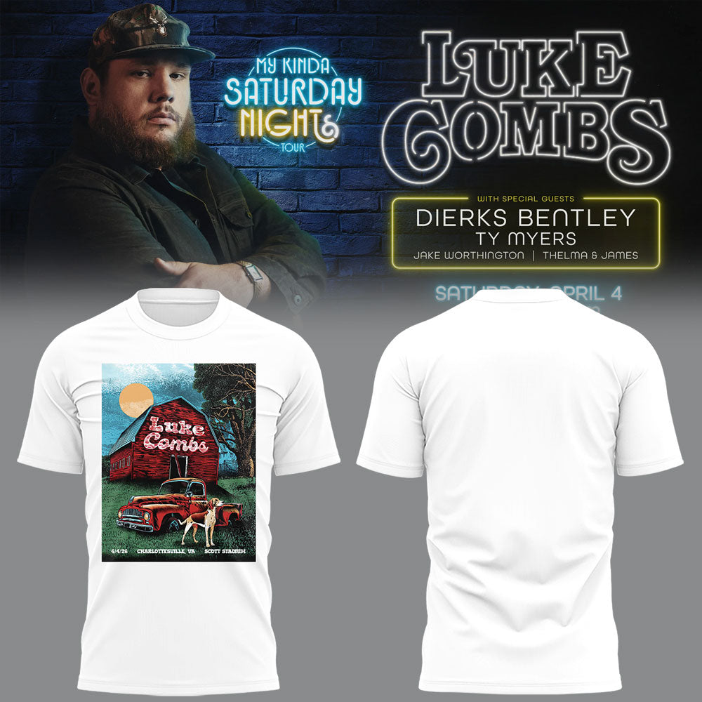 Limited Edition “My Kinda Saturday Night Tour” Tshirt-LL260403025