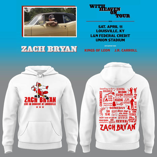 Limited Zach “With Heaven On Tour 2026.” at Louisville Hoodie-LL260410019