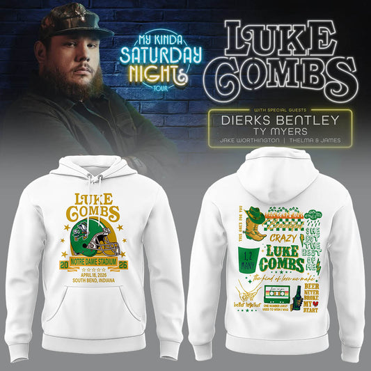 Limited Edition “My Kinda Saturday Night Tour” at Notre Dame Stadium Hoodie-LL260415006