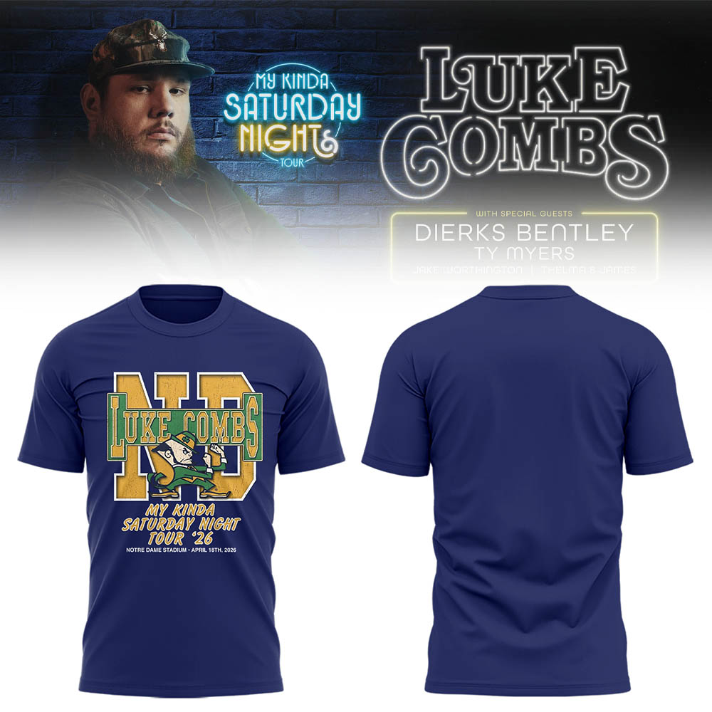 Limited Edition “My Kinda Saturday Night Tour” at Notre Dame Stadium Tshirt-LL2604160017