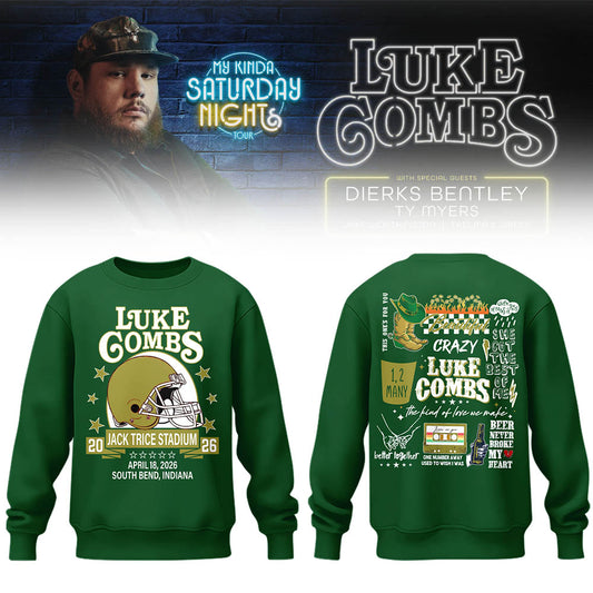 Limited Edition “My Kinda Saturday Night Tour” at Notre Dame Stadium Sweatshirt-LL26042017
