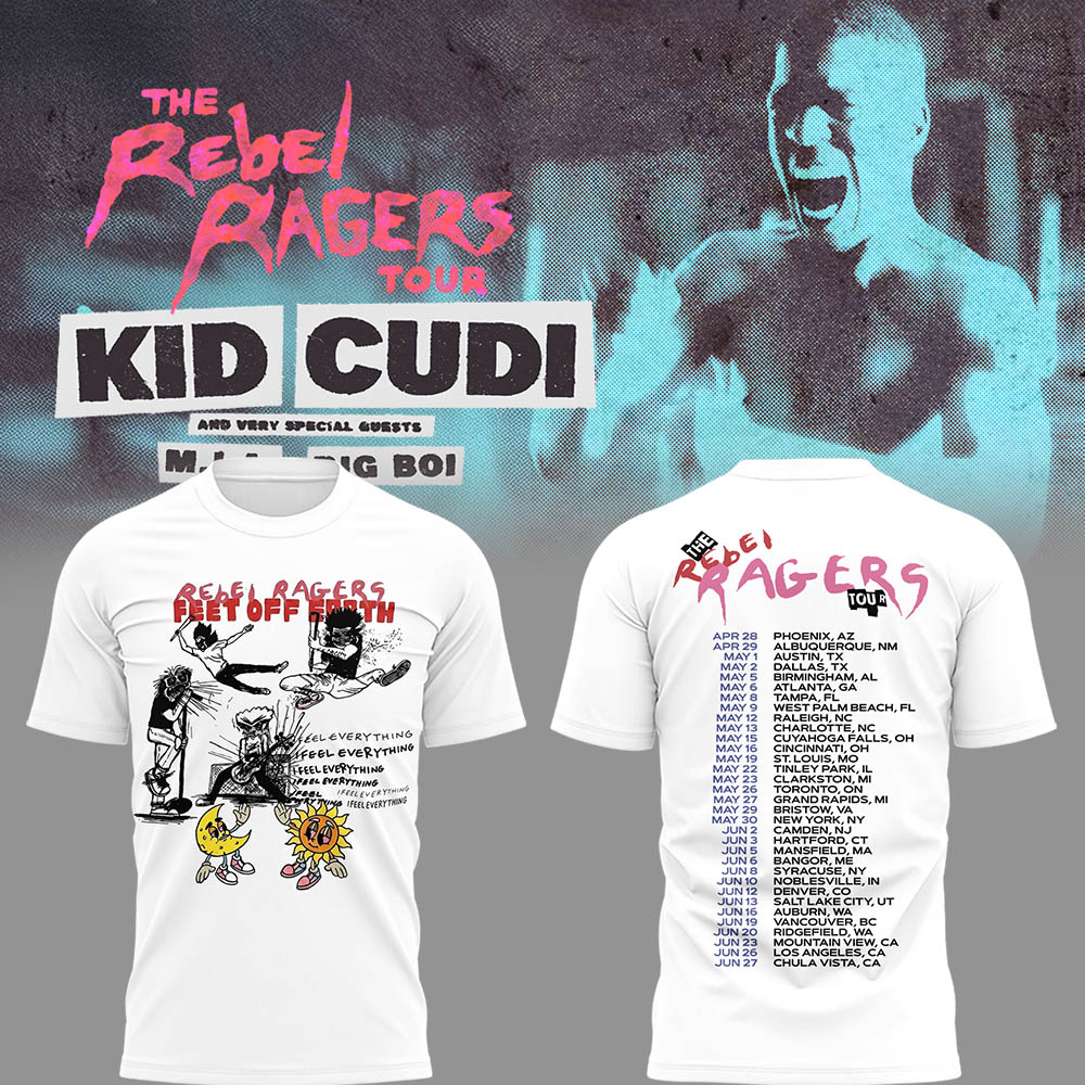 Limited Edition The Rebel Ragers Tour 2026 Tshirt