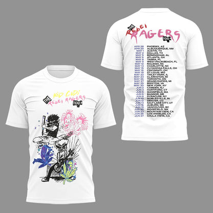 Limited Edition The Rebel Ragers Tour 2026 Tshirt