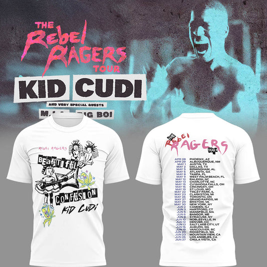 Limited Edition The Rebel Ragers Tour 2026 Tshirt