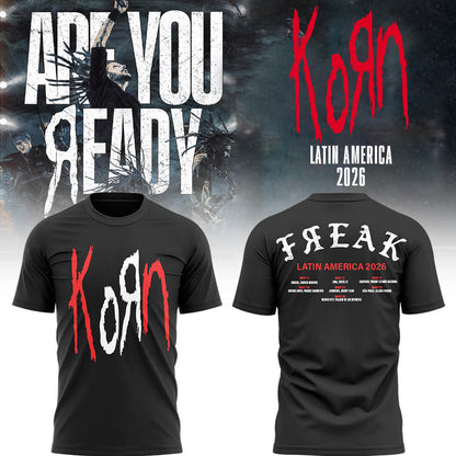 Limited Edition Latin America Tour 2026 Tshirt