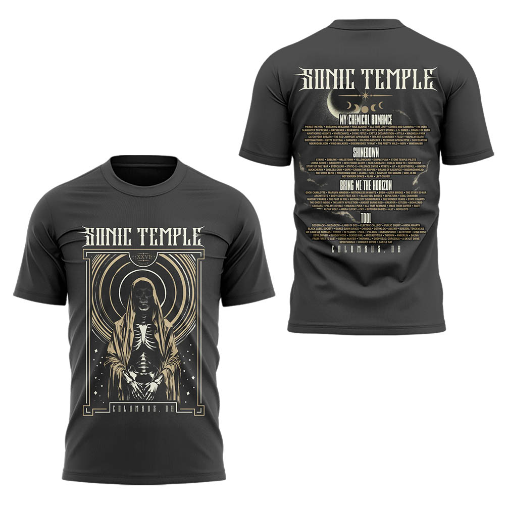 Limited Edition Sonic Temple Festival 2026 Tshirt