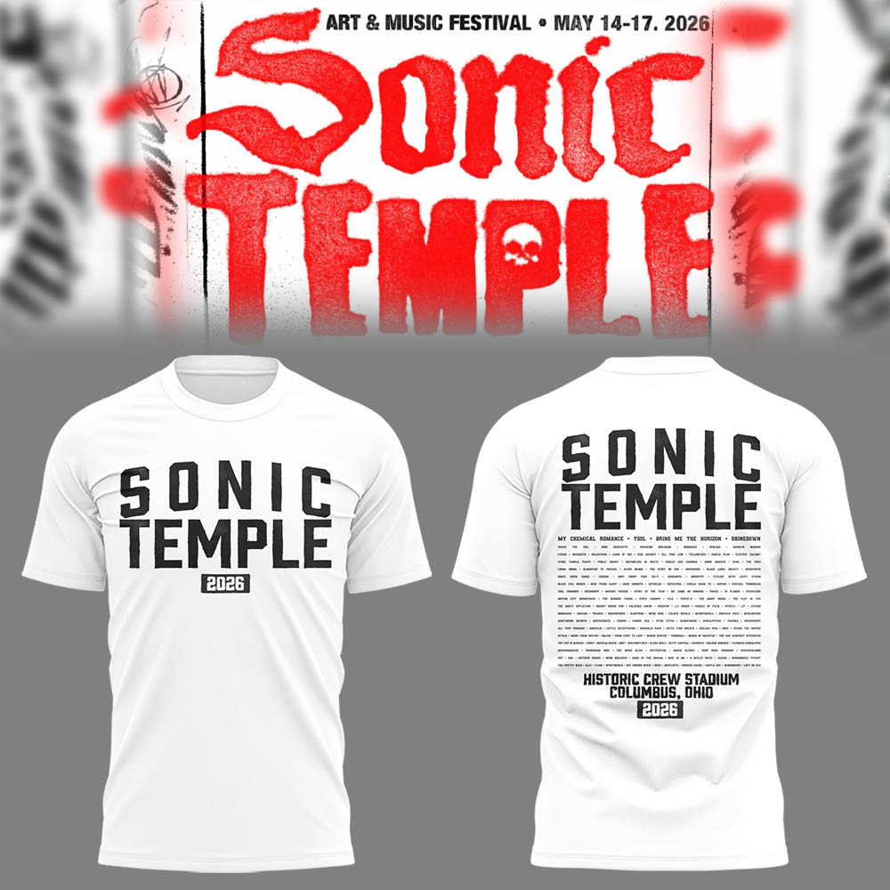 Limited Edition Sonic Temple Festival 2026 Tshirt