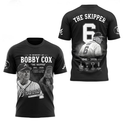 “Remembering Bobby Cox – The Legendary Manager”⚾🪓 Shirt