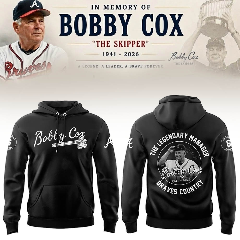 “Remembering Bobby Cox – The Legendary Manager”⚾🪓 Hoodie
