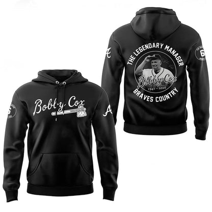 “Remembering Bobby Cox – The Legendary Manager”⚾🪓 Hoodie