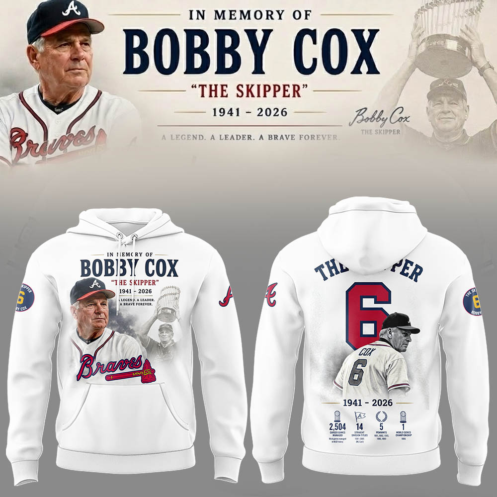 “Remembering Bobby Cox – The Legendary Manager”⚾🪓 Hoodie