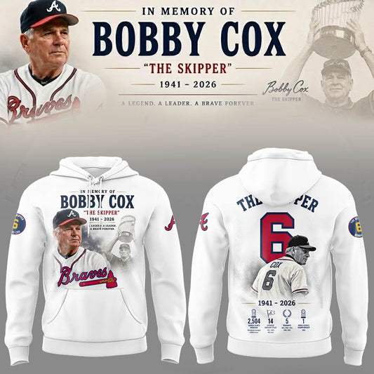 “Remembering Bobby Cox – The Legendary Manager”⚾🪓 Hoodie